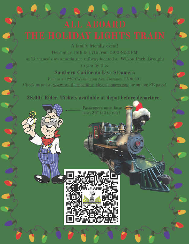Holiday Light Train Rides