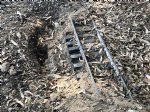 Picture Title - One of 72 ground squirrel holes found and filled on Crenshaw line 