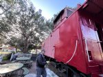Picture Title - Day 1 caboose painting 